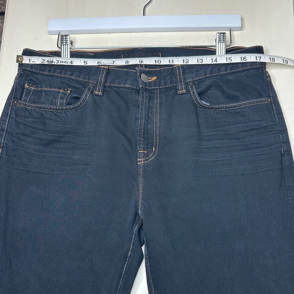 J Brand Women's Dark Wash Mid Rise Straight Leg Jeans Size 34‎ - Picture 11 of 15